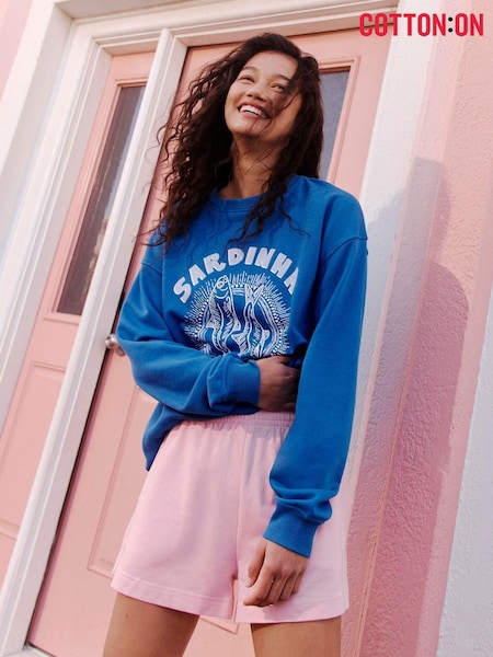 Cotton On Classic Graphic Print Crew Sweatshirt (W75515) | 42 €
