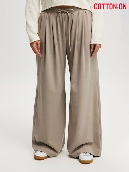 Cotton On Natural Luis Pull On Trousers (W75538) | €44