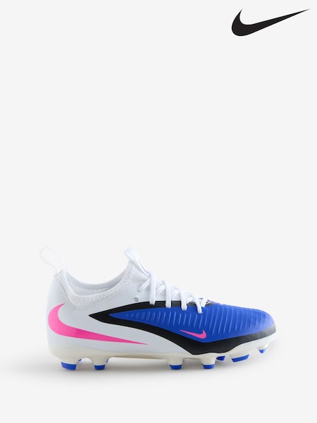 Nike Blue Jr Phantom 6 Multi Ground Low Academy Football Boots (W75904) | ₪302