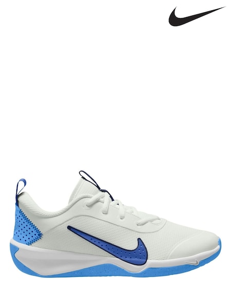 לבן/כחול - Nike Youth Omni Court Trainers (W75917) | ‏216‏₪