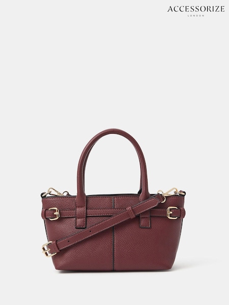 Accessorize Red Buckle Strap Handbag (W76056) | €42