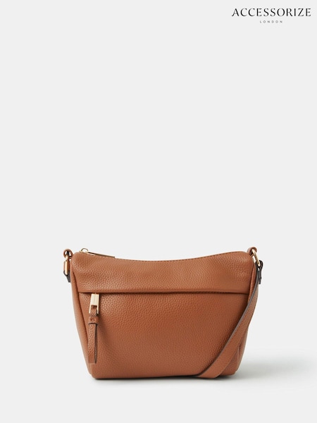Accessorize Natural Accessorize Natural Zip Front Cross-Body Bag (W76059) | €33