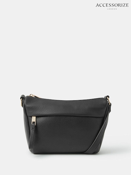 Accessorize Black Zip Front Cross-Body Bag (W76080) | €33