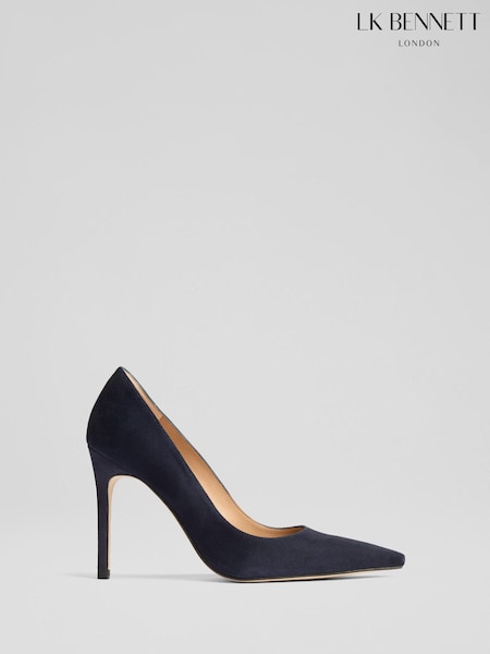 LK Bennett Blue Fern New Suede Signature Sandal (W76367) | € 310