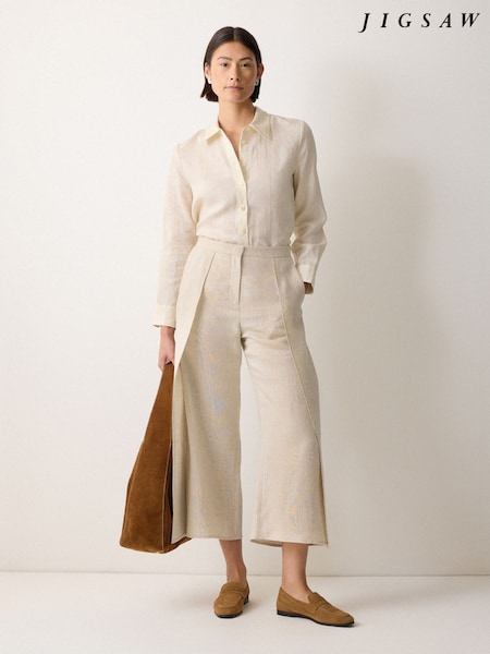Jigsaw White Classic Linen Shirt (W76397) | €126