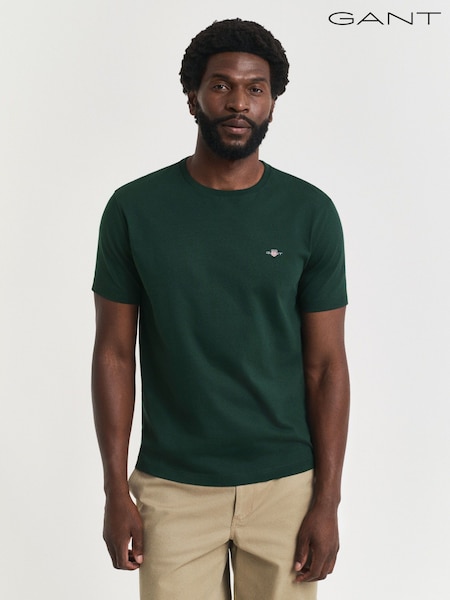 GANT Green Shield Logo T-Shirt (W76430) | €57