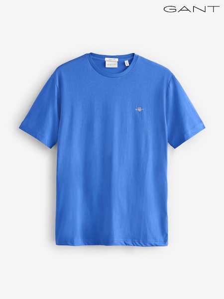 Bleumarin albastru - Tricou GANT cu logo (W76435) | 298 LEI