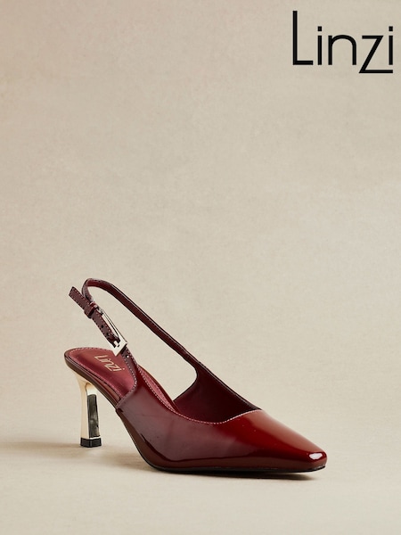 Linzi Red Avani Stiletto Court Heels (W76482) | 198 QAR