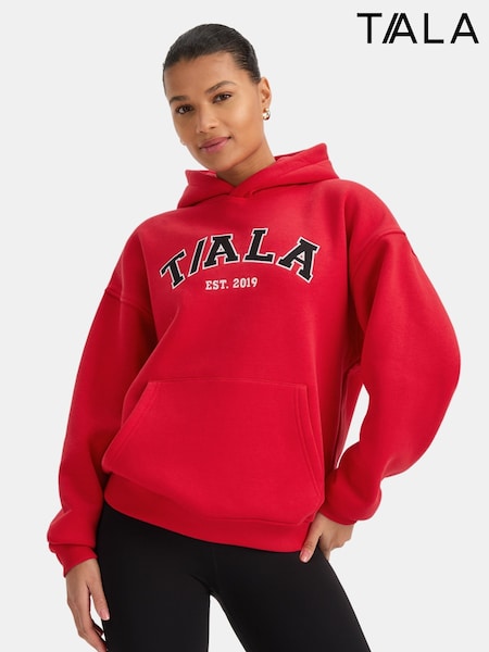 TALA Red Active Embroidered Hoodie (W76799) | €79