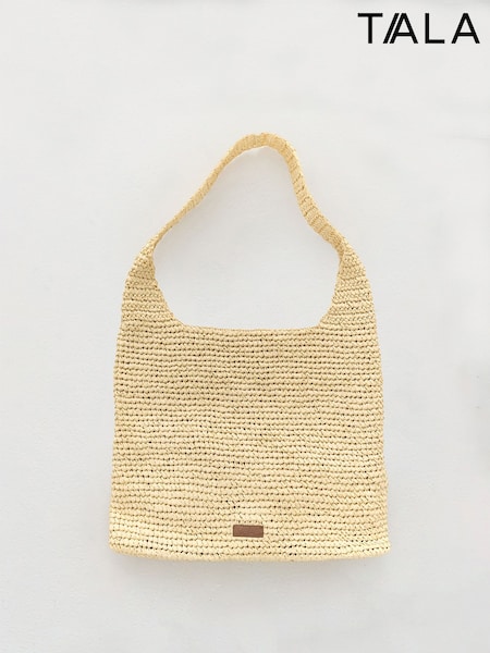 TALA Brown Raffia Tote (W76801) | R$ 575