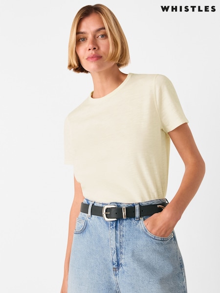 Whistles Posie Double Trim T-Shirt (W76989) | R$ 375