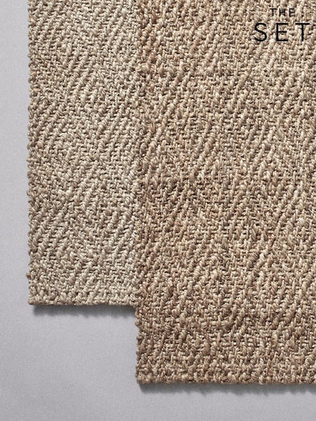 The Set 2 Pack Woven Jute Flatweave Rugs