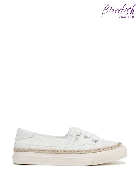 Blowfish Malibu Regular Fit Moon Slip On White Shoes (W77104) | AED291