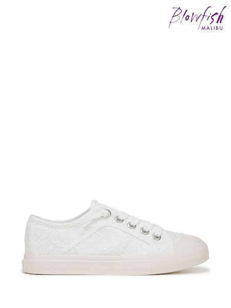 Blowfish Malibu Regular Fit Mystical Slip On White Trainers (W77115) | AED291