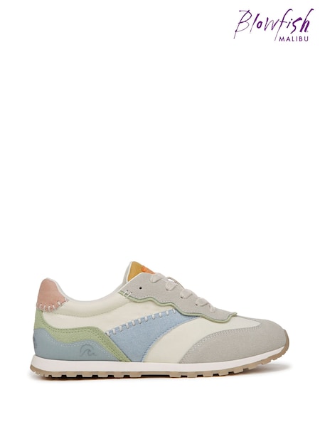 Blowfish Malibu Regular Fit  Valley Lace Up White Trainers (W77118) | R$ 545