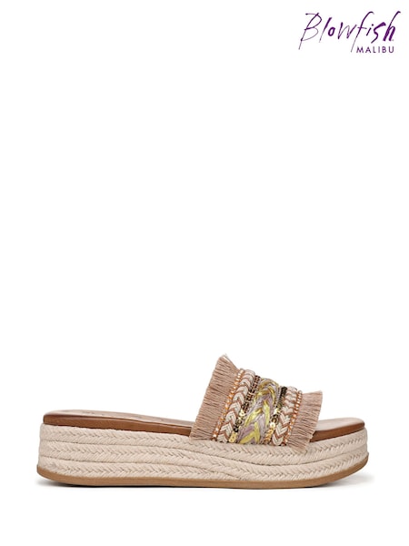 Maro - Blowfish Malibu Regular Fit Gold Miami Slides (W77125) | 447 LEI