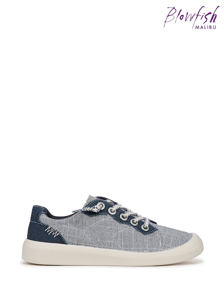 Blowfish Malibu Regular Fit Blue Boardwalk Slip On Trainers (W77129) | €77