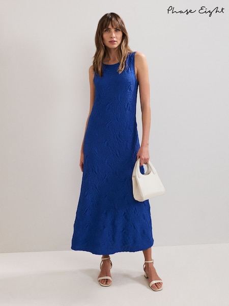 Phase Eight Talia Textured Midi Dress (W77216) | R$ 980