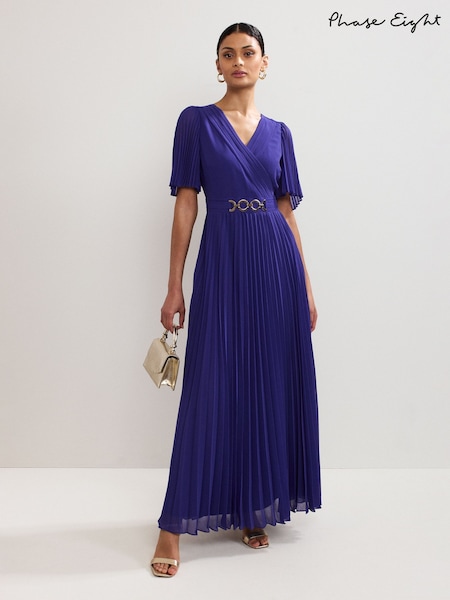 Phase Eight Purple Yasmina Maxi Dress (W77237) | OMR110