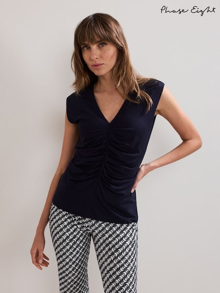 Phase Eight Taia V-Neck Top (W77238) | R$ 485