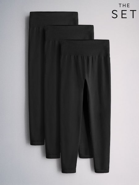 The Set 3 Pack Active Smoothing Legging Black (W77352) | AED140