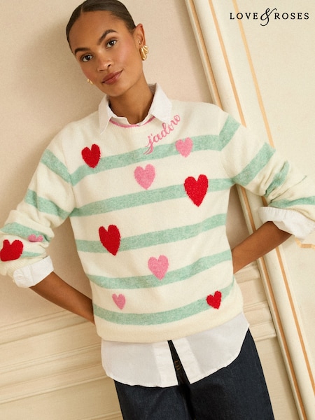 Love & Roses Jumper (W77501) | kr628