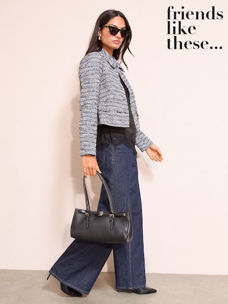 Friends Like These Blue Boucle Trophy Jacket (W77568) | €82.50