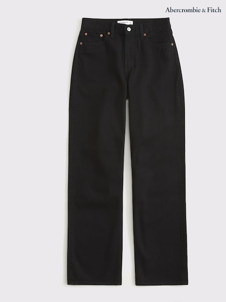 Черный - Abercrombie & Fitch Loose High Rise Jeans (W77596) | €99