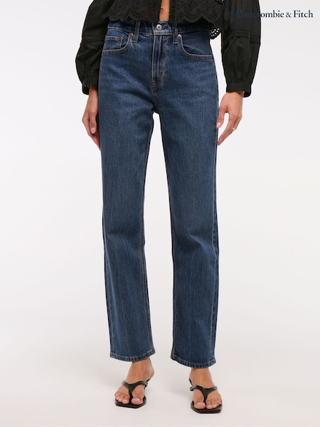 Abercrombie & Fitch High Rise Vintage Straight Jeans (W77754) | R$ 740