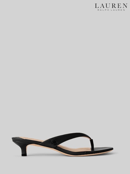 Lauren Ralph Lauren Francesca Heel Black Sandals (W77763) | €178