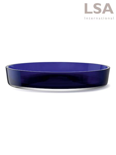 LSA International Collective Low Glass Bowl 35cm (W77766) | ‏650 ر.ق.