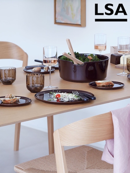 LSA International Mocha Collective Salad Bowl Servers 26cm (W77771) | €136