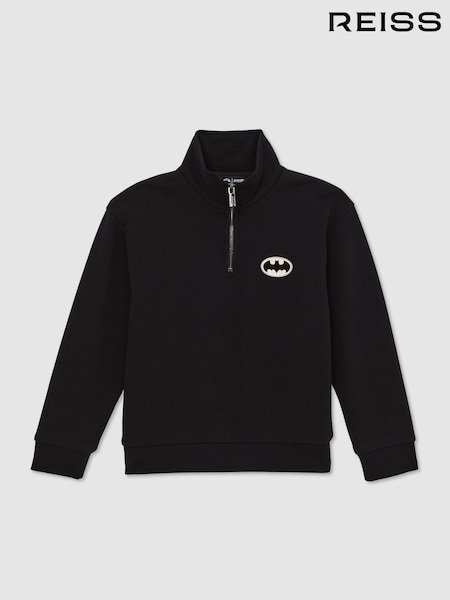 Reiss Black Stevensburg Sweat Top (W77814) | €65