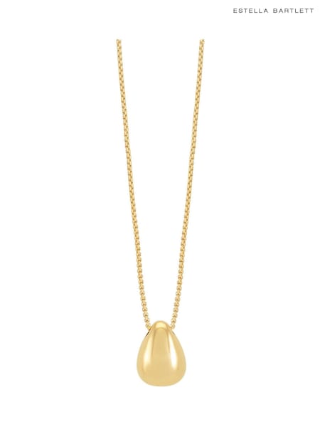 Estella Bartlett Gold Tone Waterproof Teardrop Pendant Necklace (W77894) | €58