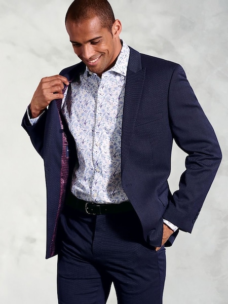 Brook Taverner Blue Washable Suit Jacket (W78162) | €128