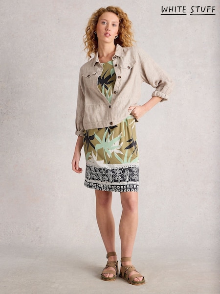 White Stuff Green Tallie Jersey Dress (W78273) | €62