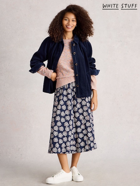 White Stuff Blue Megan Jersey Dress (W78280) | €83