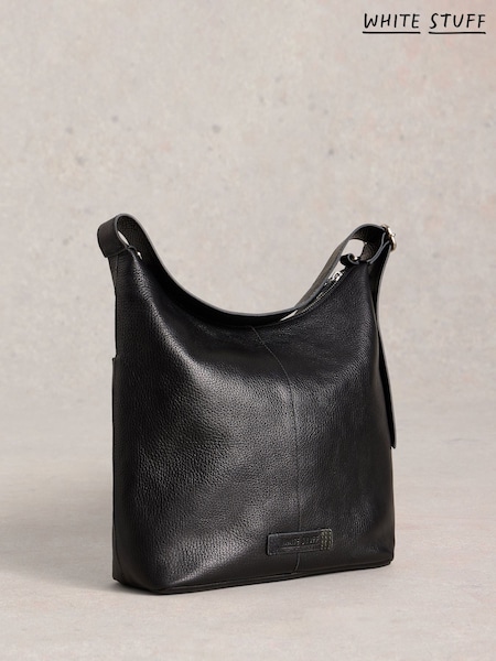 White Stuff Black Sophia Leather Cross-Body Bag (W78292) | €87