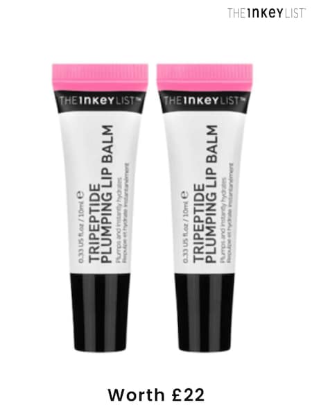 The INKEY List Pink Lip Tripeptide Duo - 18% Saving (W78398) | €24.50