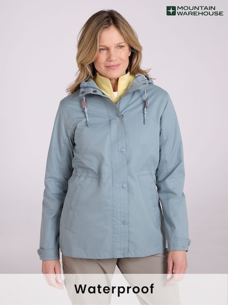 Mountain Warehouse Blue Womens Coast Waterproof Jacket (W78478) | €89