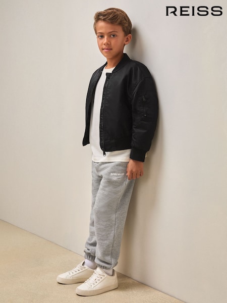 Reiss Black Finn 3-9 yrs Reiss | Royal Ballet Bomber Unisex Fit Jacket (W78534) | AED684