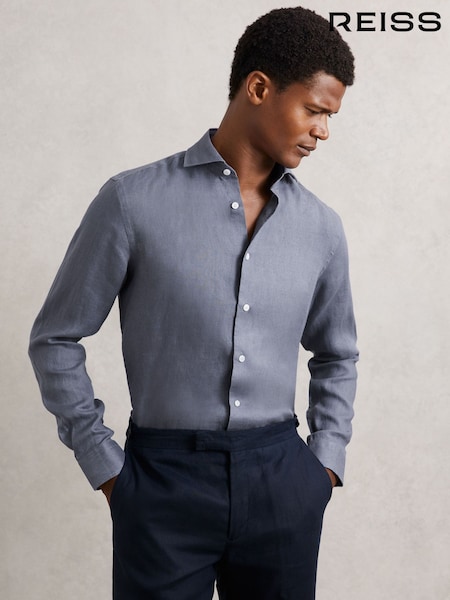 Reiss Airforce Blue Ruban Shirt (W78566) | €149