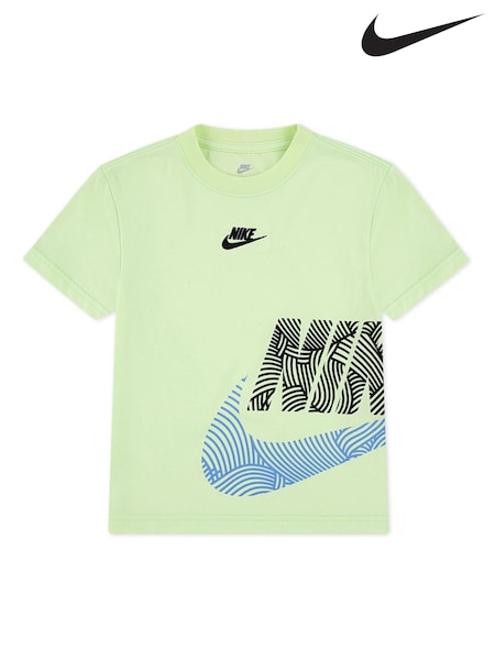 Gul - Nike Little Kids In The Zone T-Shirt (W78641) | kr283