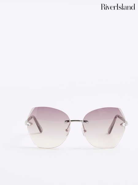 River Island Oversized Sunglasses (W78645) | R$ 195