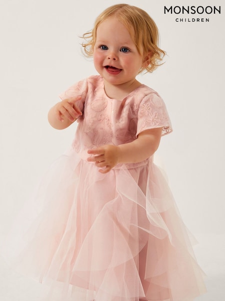 Monsoon Baby Arabella Flower Ruffle Dress (W78665) | 372 LEI - 410 LEI