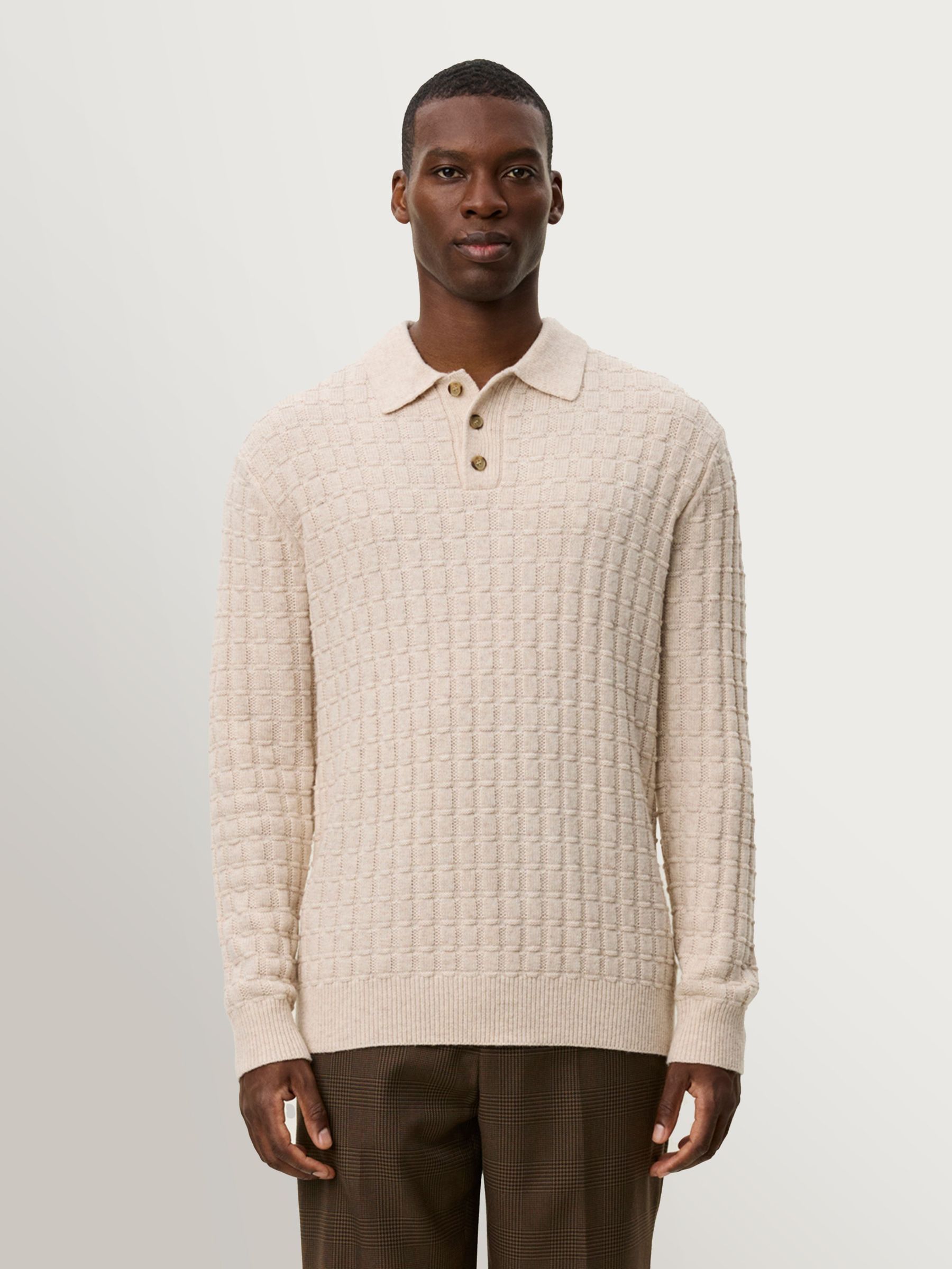 Men's Knitted Texture Wool Knitwear | Next Oman