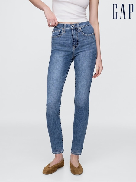 Gap Dark Blue High Rise True Skinny Jeans (W78927) | €73