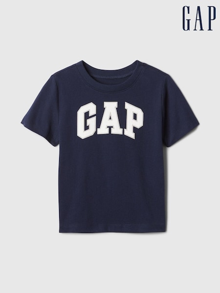 Gap Navy Blue Logo T-Shirt (6months-5yrs) (6mths-5yrs) (W79018) | €13