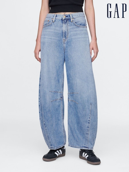 Gap Blue High Waisted UltraSoft Horseshoe Jeans (W79035) | €66
