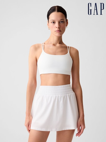 Gap White Power Medium Impact Strappy Sports Bra (W79048) | €33